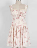 Floral Midi Corset Dress - DippedShop Wholesale - #0163