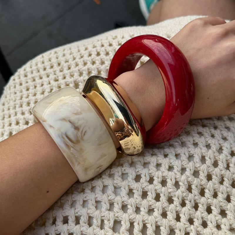 Vintage Punk Geometric Acrylic Bracelets DP25B592