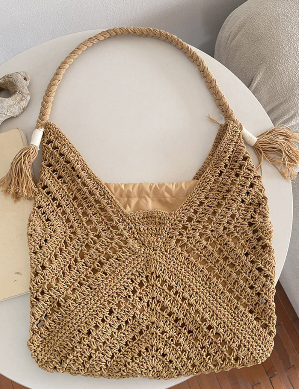 Hellow Out Summer Woven Bag DPWB20