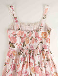Floral Midi Corset Dress - DippedShop Wholesale - #4003