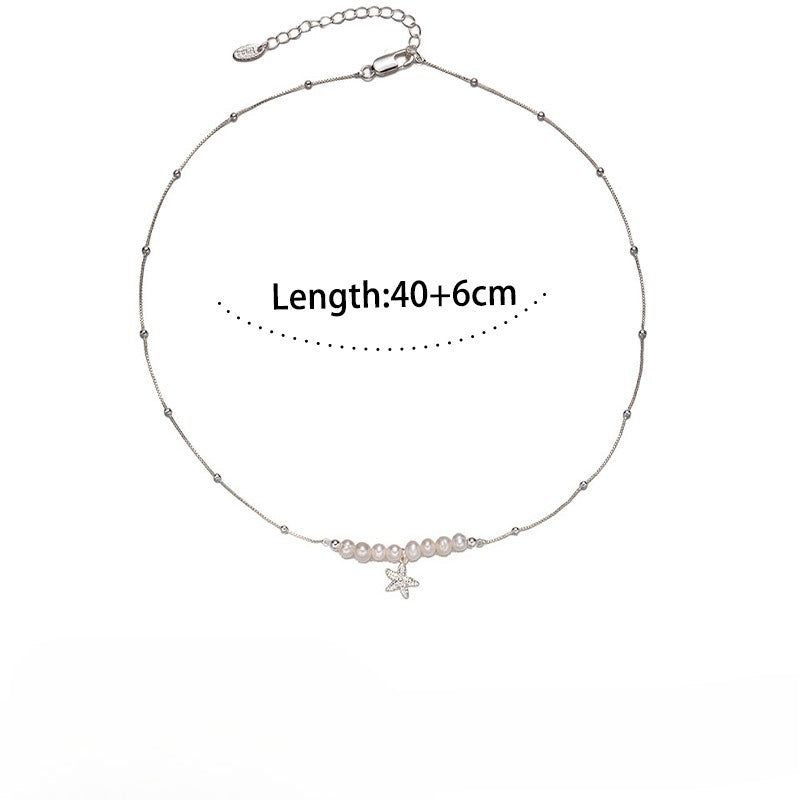 Freshwater Pearl Starfish Choker - DippedShop Wholesale - #1299
