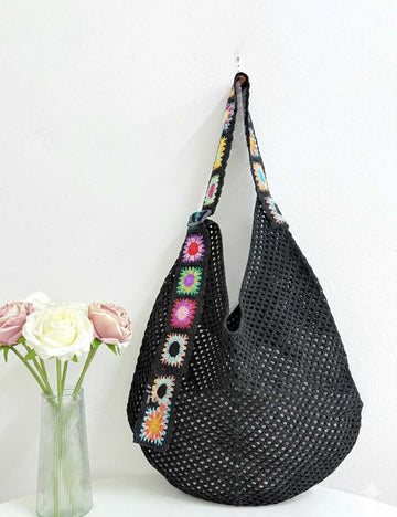 Boho Hollow Out Shoulder Bag - DippedShop Wholesale - #1139