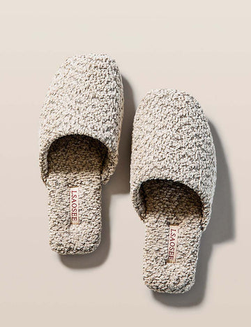 Simple Solid Color Soft Warm Plush Slippers DP25H507