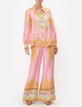 Lantern Sleeve Shirt Pant Set - DippedShop Wholesale - #3539