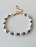 Pearl Beaded Chain Bracelet - DippedShop Wholesale - #0531