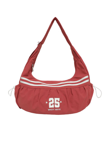 Simple Solid Color Print Portable Crossbody Bag DP25F681