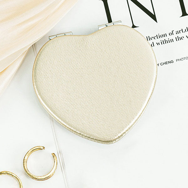 Mini Foldable PU Leather Mirror - DippedShop Wholesale - #9219