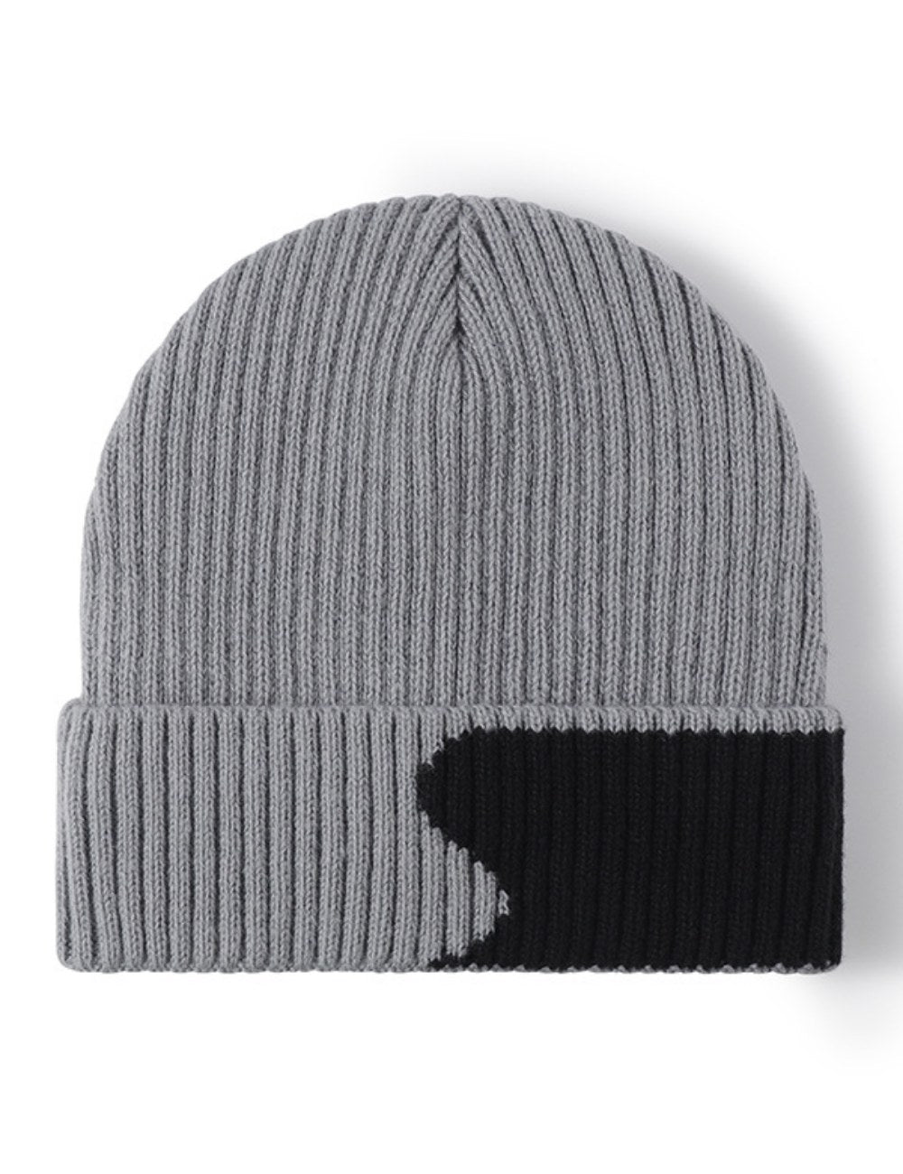 Spliced Color Knit Hat Padded Beanie DPH0516