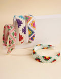 Crochet Flower Hair Band - DippedShop Wholesale - #4963