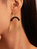 Personalized Fabric Hoop Earrings - DippedShop Wholesale - #2819