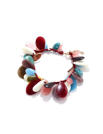Colorful Irregular Resin Necklace - DippedShop Wholesale - #3507