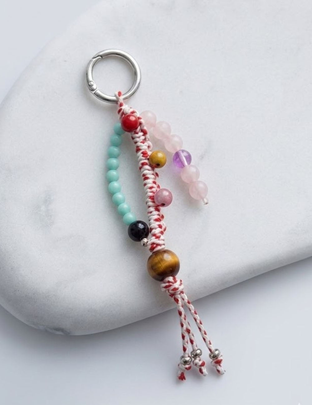 Handmade Beaded Bag Charm - DippedShop Wholesale - #4067