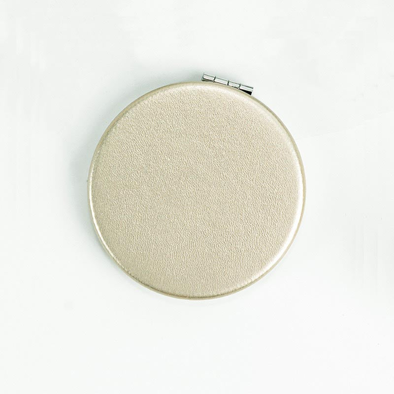 Mini Foldable PU Leather Mirror - DippedShop Wholesale - #2611