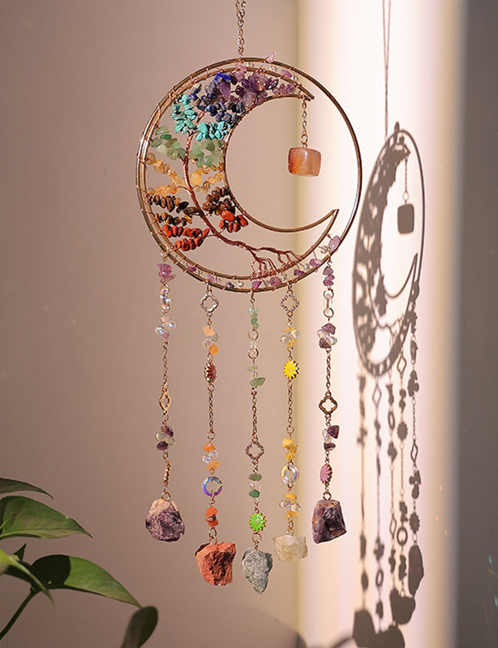 Tree of Life Crystal Suncatcher - DippedShop Wholesale - #8675