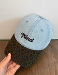 Retro Patchwork Leopard Print Embroidered Baseball Cap MK2BW6W6HAT84