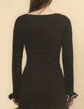 Floral Slim Knit Mini Dress - DippedShop Wholesale - #1299