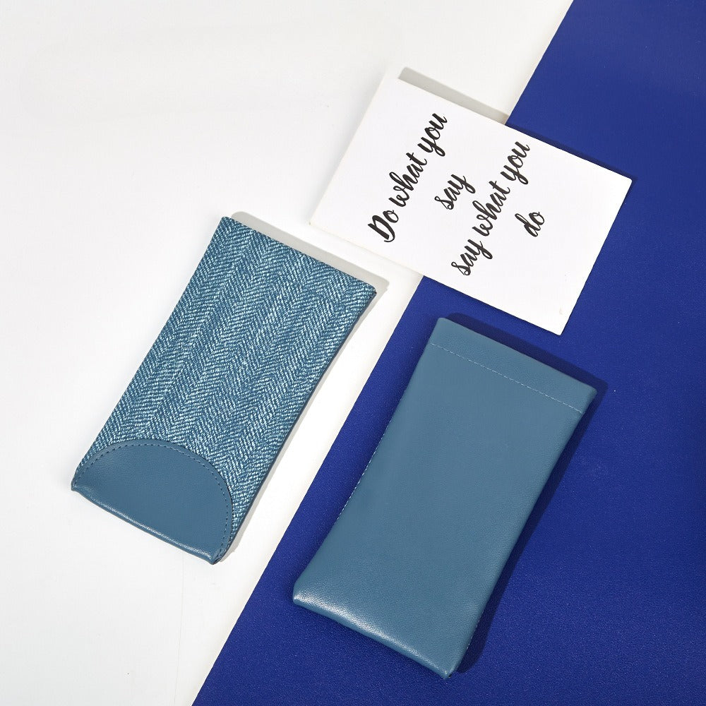 Soft Leather Sunglasses Case - DippedShop Wholesale - #5491