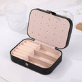 Trendy Solid Color Large Capacity Jewelry Case 8CW6BOB294L