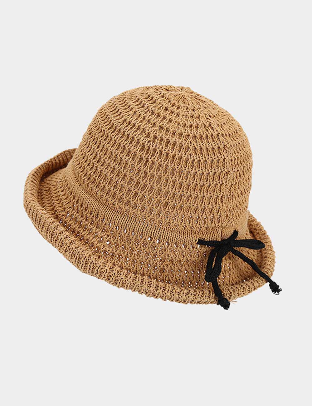 Elegant Bow Knot Bucket Hat - DippedShop Wholesale - #0515