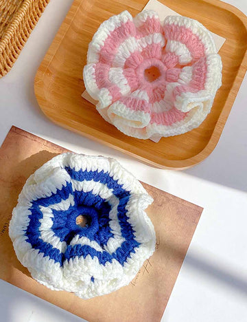 Cute Handmade Crochet Scrunchies Hair Tie DP25F949