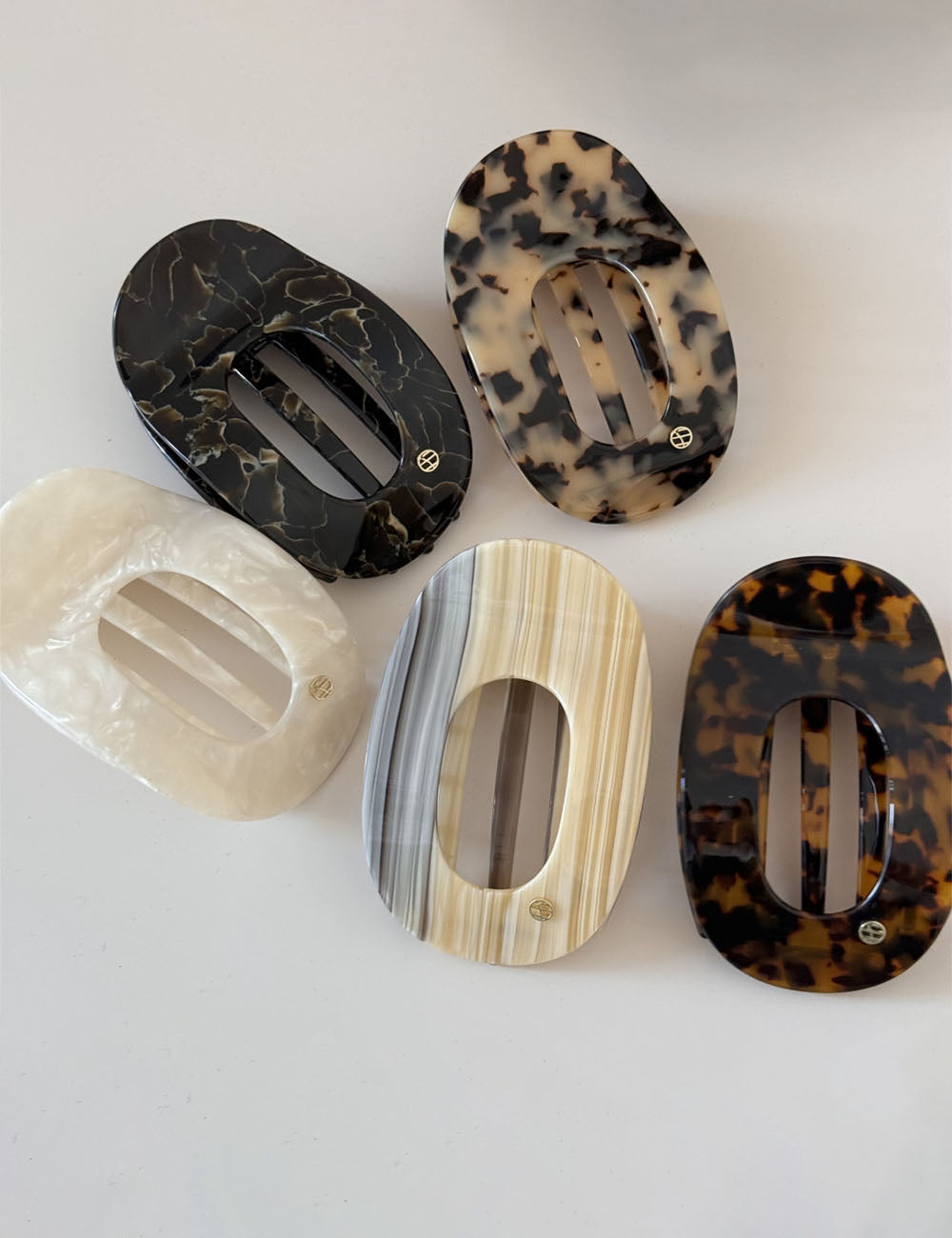 Oval Hair Claw - DippedShop Wholesale - #5619
