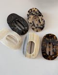 Oval Hair Claw - DippedShop Wholesale - #5619