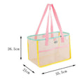 Simple Mesh Large Capacity Travel Shoulder Bag 8BW6BOB76L