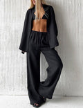Solid Casual Shirt Pant Set - DippedShop Wholesale - #4547
