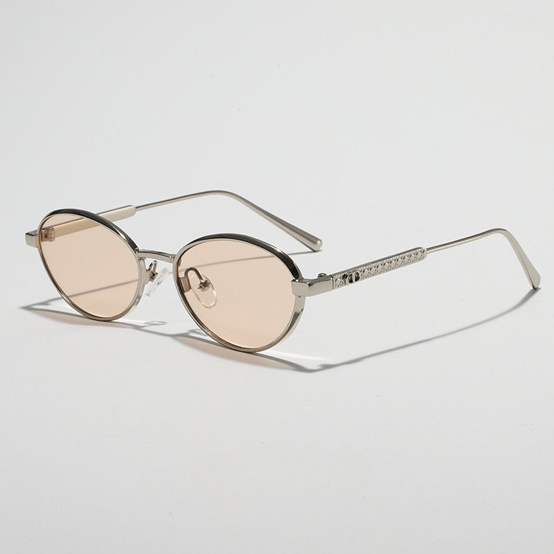 Vintage Metal Round Sunglasses - DippedShop Wholesale - #8787