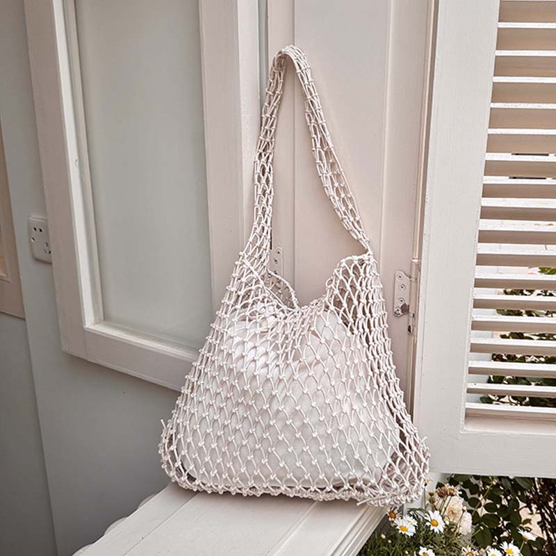 Solid Large Shoulder Bag - DippedShop Wholesale - #4835