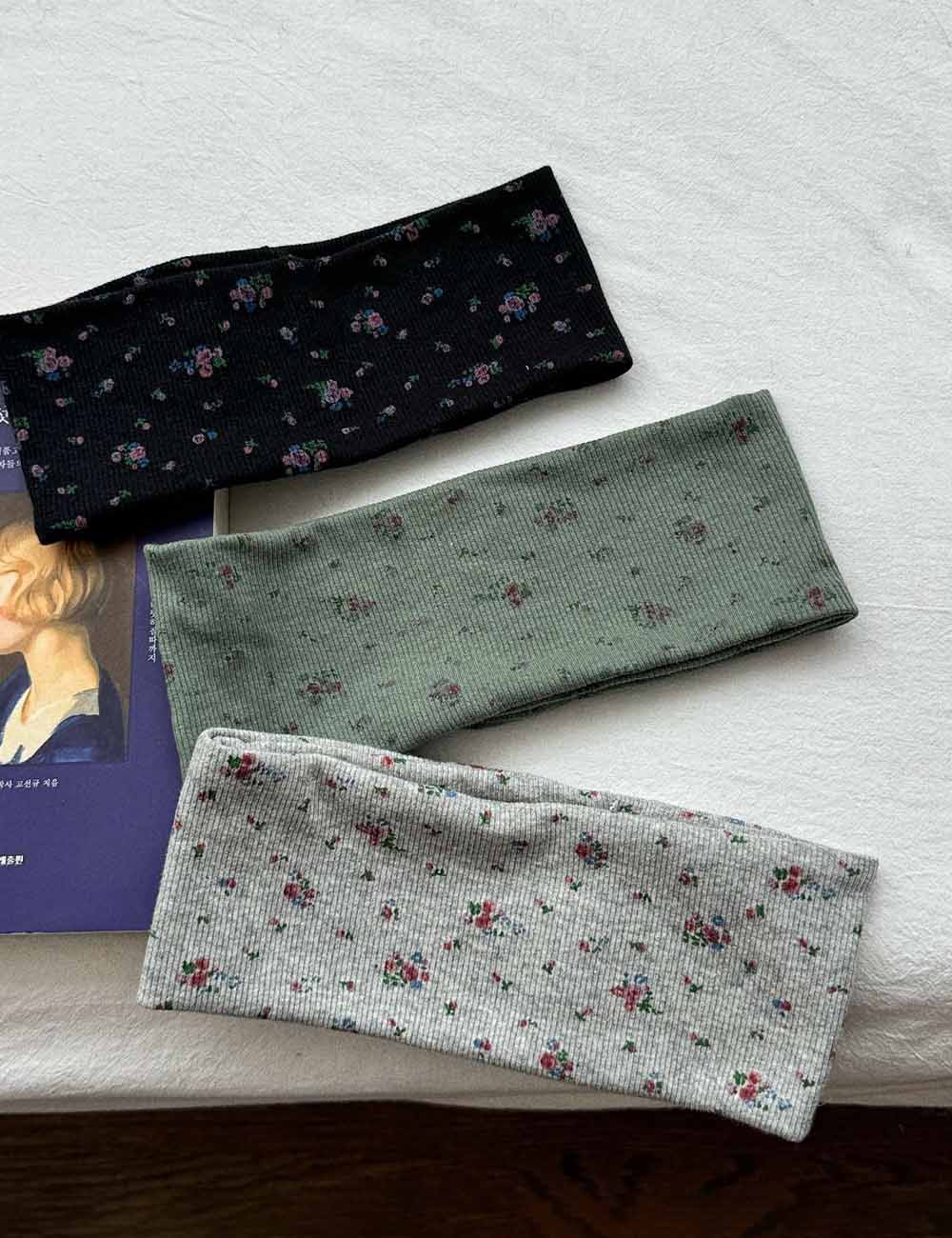 Flower Print Headband - DippedShop Wholesale - #1331