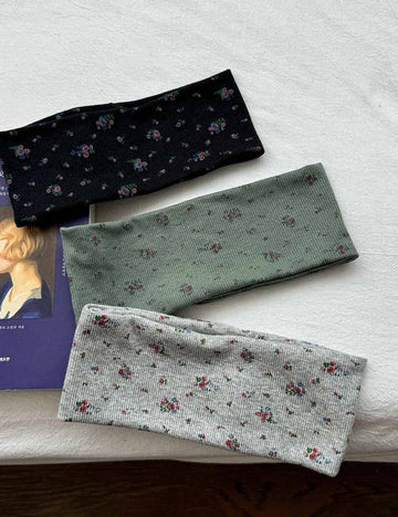 Flower Print Headband - DippedShop Wholesale - #1331